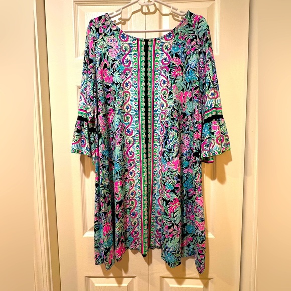 Lilly Pulitzer Ophelia Swing Dress Lets get Wild Size XXL EUC Worn once. - Picture 2 of 12